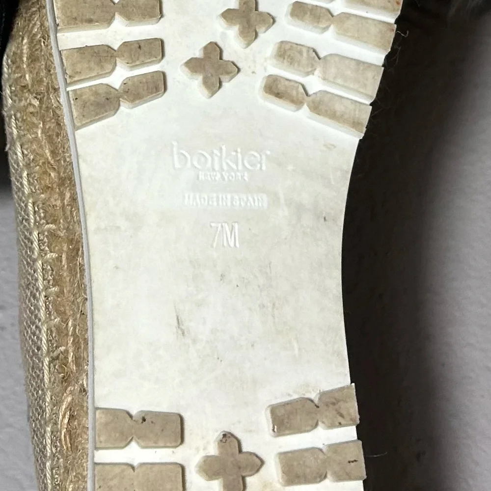 Botkier Women's Wren Oxford Espadrille Canvas Beige Espadrille Sneakers Size 7M